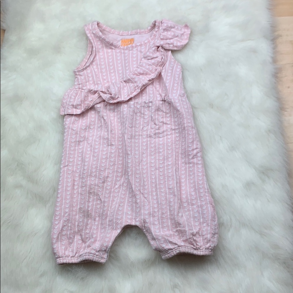 Toddler Pink 24 month Tank top ruffle Onesie